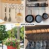 12 Pack Large S Hooks for Hanging, 5 inch Heavy Duty Metal S Hooks with Safety Buckle S Shaped Hooks Pot Rack Closet Hooks for Hanging Plants,