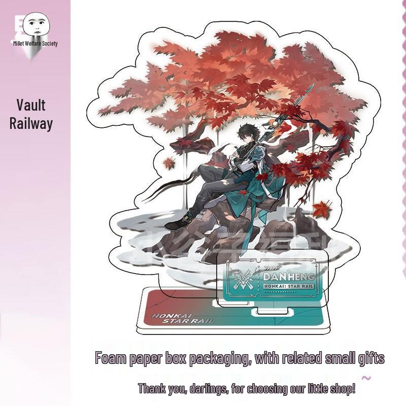 miHoYo Star Rail Firefly Dan Heng Luna Figurine Set: Acheron, Aventurine, Kafka, Silver Wolf, Jingliu, Xueyi Standees