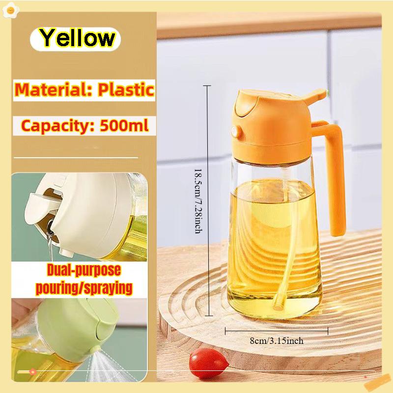 Premium 200/300/500ml Oil Spray Bottle BBQ Cooking Olive Oil Sprayer Kitchen Baking Oil Spray Empty Bottle Vinegar Bottle Oil Brush