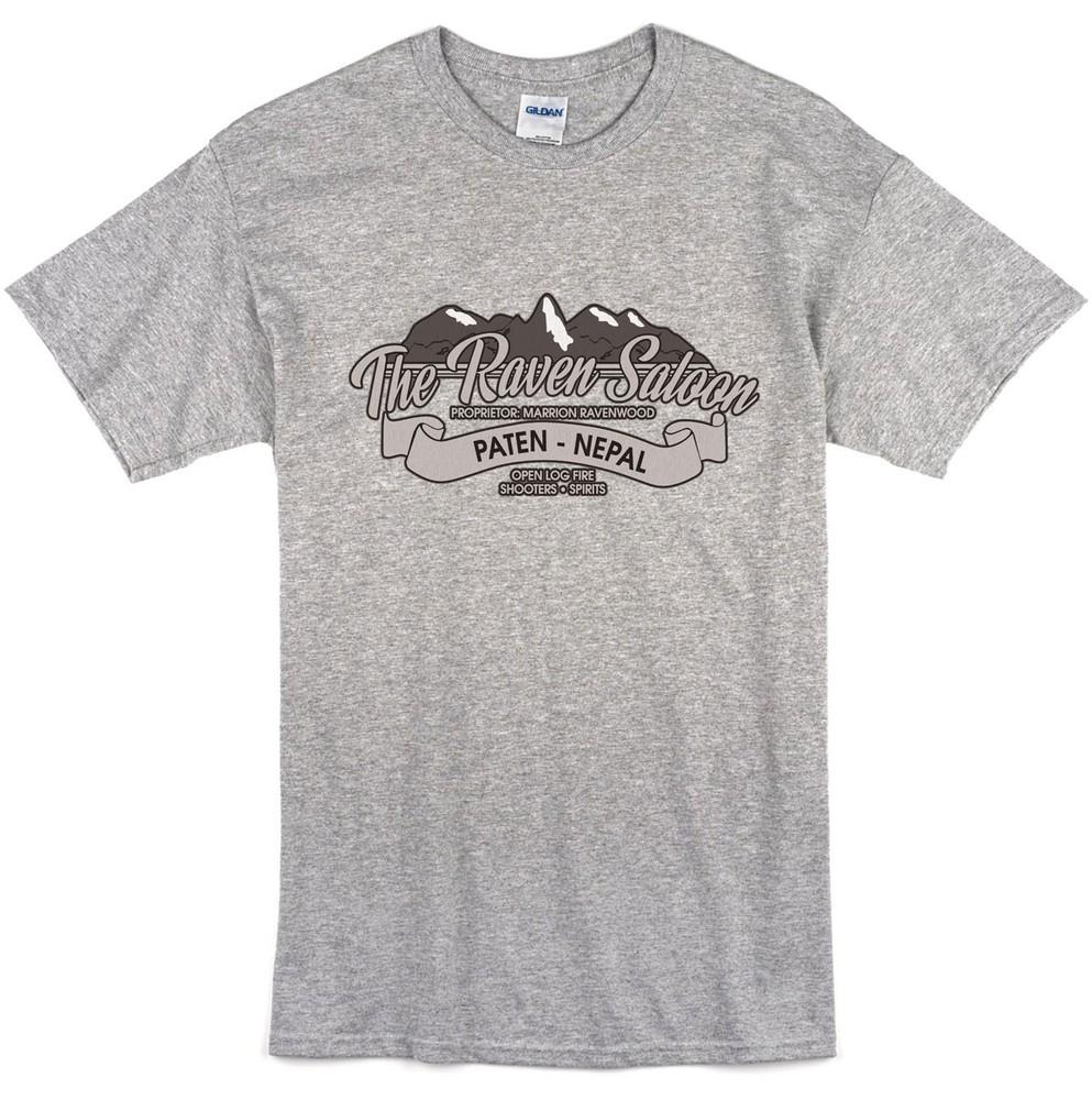 Indiana Jones The Raven Saloon Tavern Bar T-shirt Retro 80s Film Movie Tee M