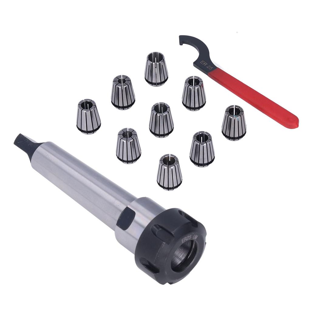 Επεκτάτης Τσοκ Κολλέτας MTA ER25 Κάτοχος Σύσφιξης Σετ Εργαλείων Κιτ για CNC Μύλο ΤόρνοMTA3ER25M12