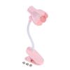 Flower Shaped Clip On Led Reading Light Desk Lamp Mini Eye Protection Book Lamp Warm Soft Light For Dorm Bed Desk Study Decor