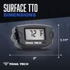Trail Tech 742-EH1 Black TTO Temperature Digital Gauge 19mm Radiator