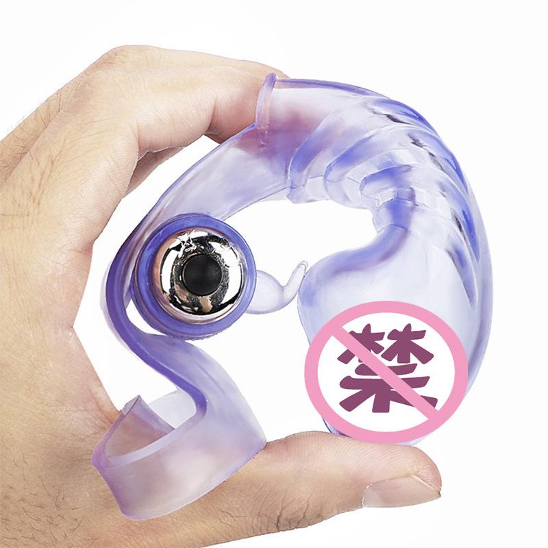 Female Finger Sleeve Vibrator Masturbator Dildos Sex Toys For Women Anal Vagina Clitoris Stimulation Vibrating Cover Adult Toys