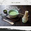 KUMORINO 7-Piece Matcha Set: Katakuchi Matcha Bowl, Hyakuhondachi Chasen (100-Standing Tea Whisk), Chashaku (Chashaku), Tea Strainer, Chasen Holder, C