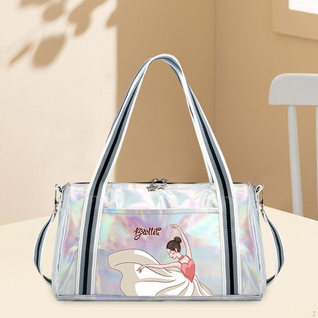 Girl Dance Bag Carry On Weekender Overnight Kids Multipurpose Portable Gym Travel for