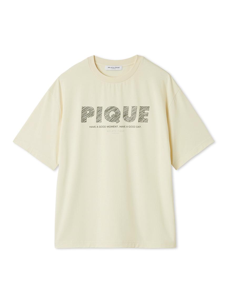 Gelato Pique [Men] Functional Pique Logo T-Shirt Phct252936 Dgry/M