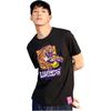 Li Ning Sports Basketball Series Liaoning Flying Leopards Front Print Fan Short Sleeve T-Shirt Men Tops Black AHSQ049-2