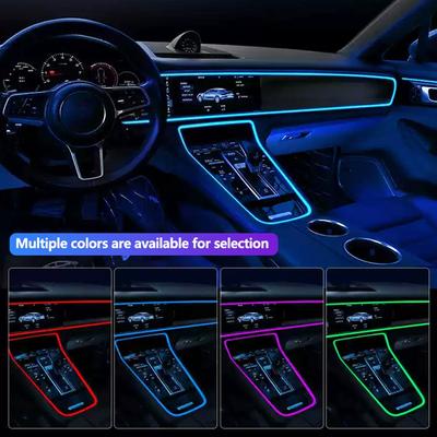 USB-Powered 3m Universal Car LED Ambient Light Strip Creative Neon Wire Flexible DIY Auto Atmosphere Decoration