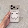 Cute Big-headed Dog Cartoon Cat Phone Case For IPhone 17 Air 16 14 15 Pro Plus 13 12 11 Pro Max Shockproof Silicone Cover Fundas