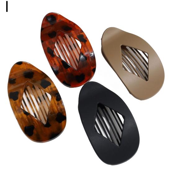 4/6Pcs Hair Clips Powerful Duck Beak Hairpin with 12 Claw Teeth Frosted Surface Hair Clamp Hair Accessories