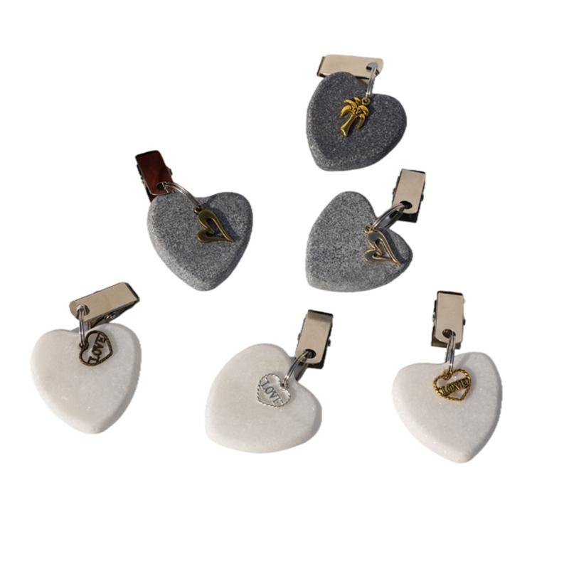 Marble Designs Tablecloth Holders Set of 4 Stable Clip for Picnic Garden Event Sturdy Decorative Weights Daily Use