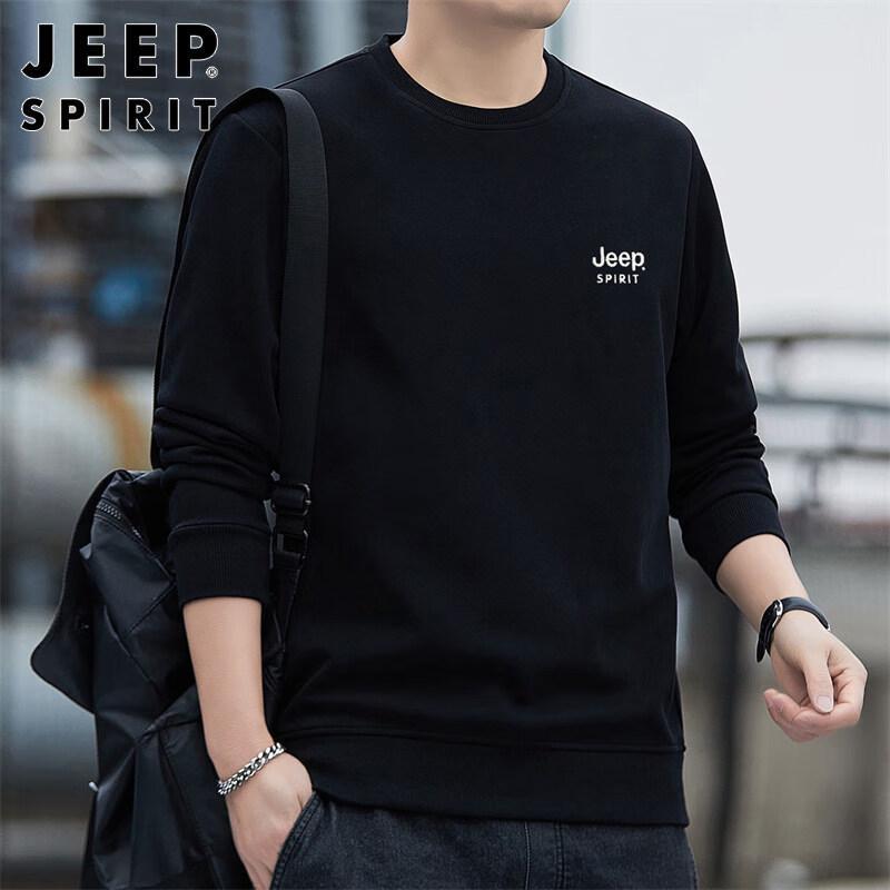 Мужской свитшот JEEP SPIRIT свободного кроя с логотипом L