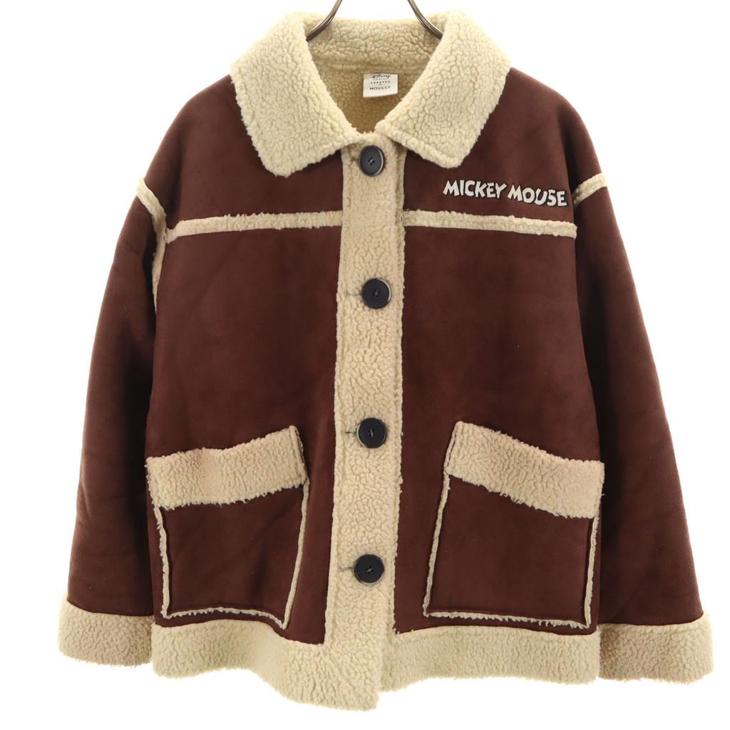 Disney SERIES CREATED by MOUSSY Mickey Mouse Handbag Jacket F Back bore Women Used