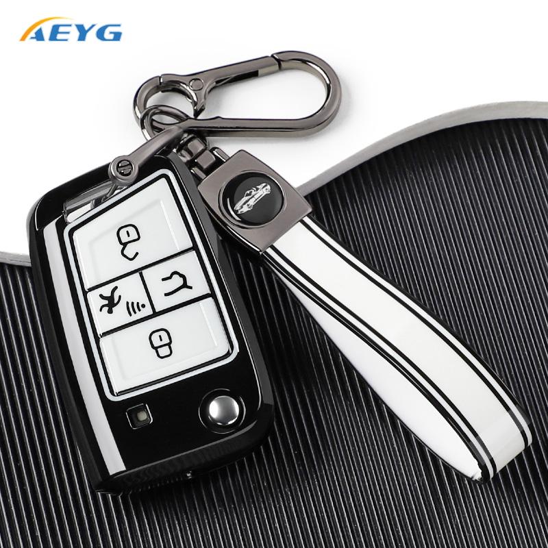 Tpu Car Smart Key Cover Case For Vw Volkswagen Golf 7 Alltrack Mk7 Tiguan Seat Ateca Leon Fr 2 Ibiza Skoda Octavia 3/4 Buttons