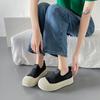 Women's Shoes 2025 New Spring and Autumn Versatile Thick-soled One-pedal Shoes Sports Non-slip Lightweight Biscuits Canvas Shoes Increase Height