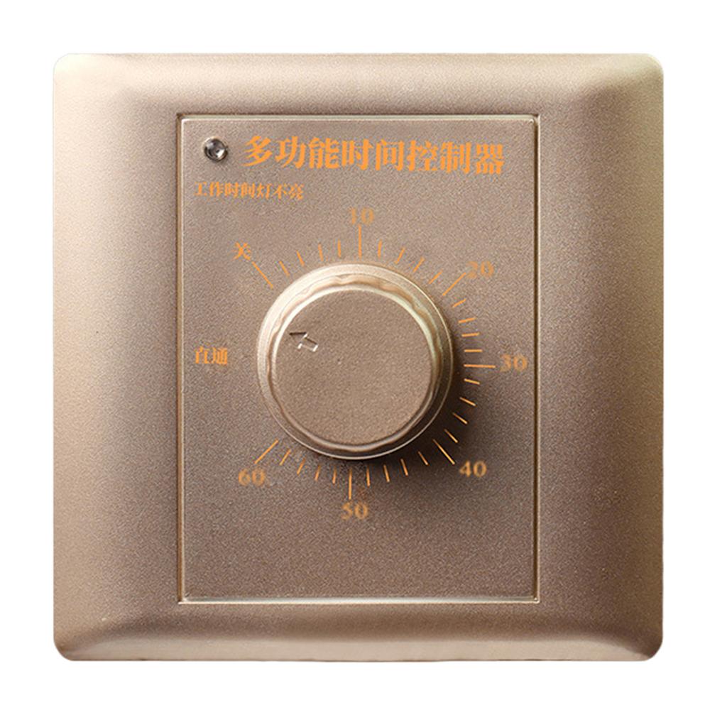 AC220V Timer Switch Control Pump Mechanical Countdown Control Interruptor 60/120 Minutes for Time Switch Controller