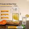 Guangbainabao Acrylic PC Cold Water Pitcher Set