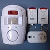 Home Security PIR Alert Infrared Sensor Alarm System Anti-theft Human Motion Detector 105DB Siren With 2pcs Remote Controller