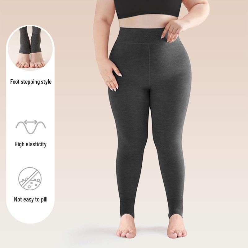 

Plus-Size Fleece-Lined Body-Shaping Winter Tights: Extra Wide & Anti-Slip 1