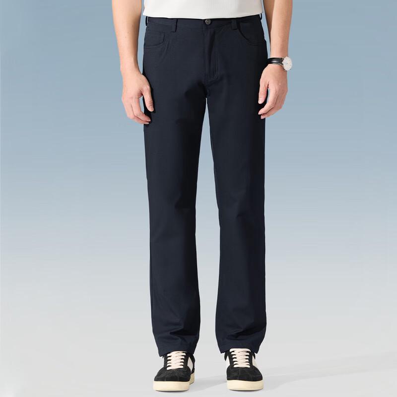 Judger Men s Business Casual Straight-Fit Pants 34