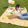 Thickened Waterproof Picnic Pad Friends Gathering Moisture Proof Floor Mat Outdoor Camping Beach Grassland Activity Mat Handheld for Easy Carrying