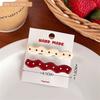 Star Headwear Red Duck Billed Clip New Broken Hair Clip  Gift