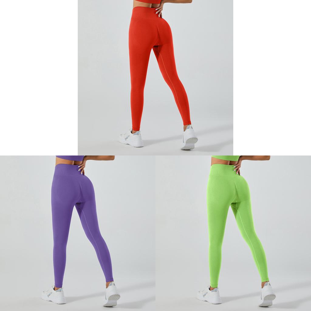 Seamless Yoga Pants For Women High Waist Tummy Control Sport Leggings For Running Fitness