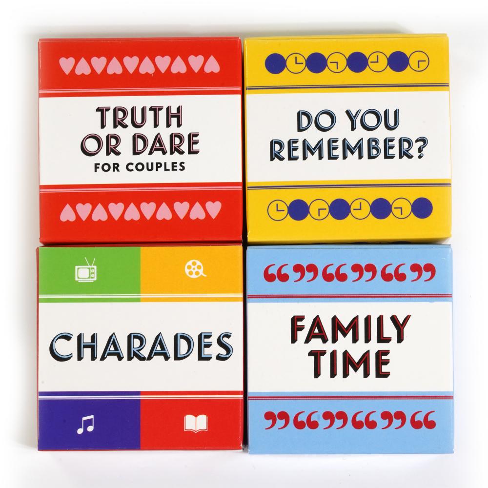 Pohoda po večeři Karetní hra pro rodinu přátele Jak dobře mě znáš Co by sis vybral Pravda nebo odvaha Hádanka