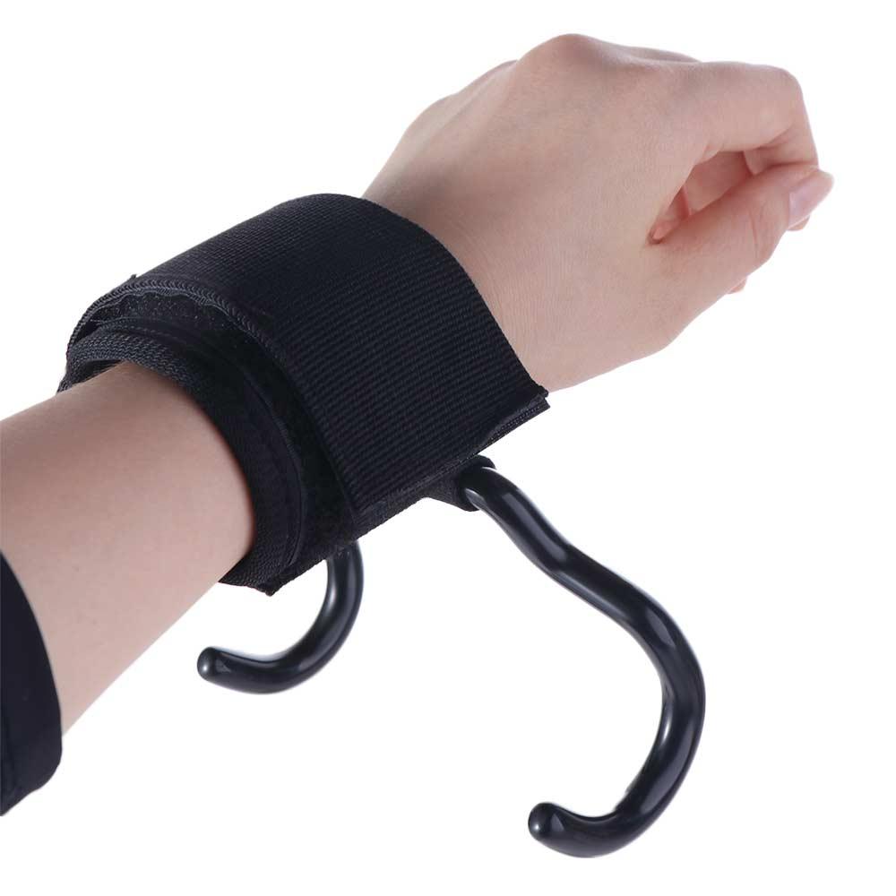 1 PC/Pair Pull-up Weight Lifting Grip Hook Non-Slip Adjustable Auxiliary Power Wrist Guard 1 Pair Auxiliary