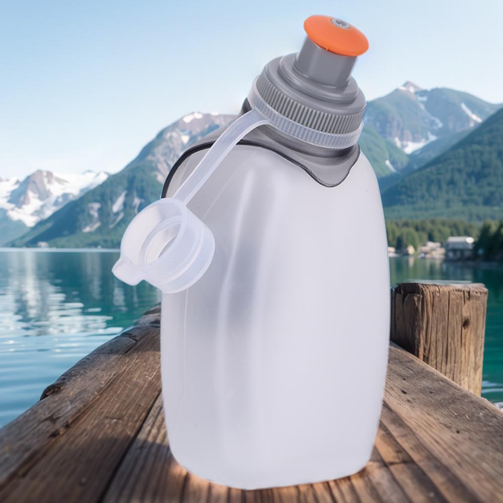 250ml Trinkflasche für die Taille mit Clip und staubdichtem Deckel Arc-Wasserflasche, auslaufsichere Sport-Wasserflasche für Camping, Radfahren, Marathon