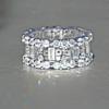 European and American Light Luxury High-end Rings, Geometric Zircon Full Diamond Jewelry, Fashion Niche Popular Accessories 2026