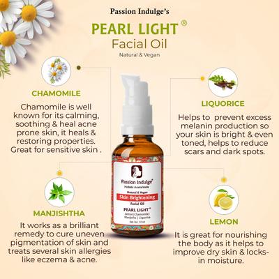 Passion Indulge Vitamin C Glow Serum for Skin Brightening & Clear Complexion | Dark Spot Reduction, Skin Repair & Hydration | Face Serum with Lem