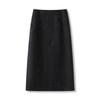 New 2026 Chinese Style Frog Button High-Waisted A-line Jacquard Skirt - Retro and Versatile for Women In Spring