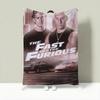 Movie T-The Fast and the Furious Throw Lightweight 240g Flannel Blanket Soft Skin-friendly for Summer Cooling