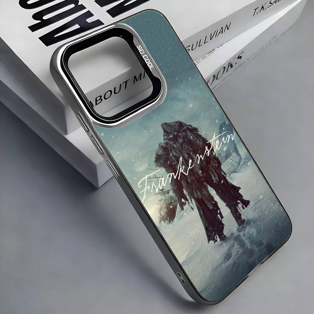 Frankenstein guillermo del toro Phone Case For iPhone 17, 16,15,14,13,12,11 Plus,Pro Max, Colorful Silver Funda Cover