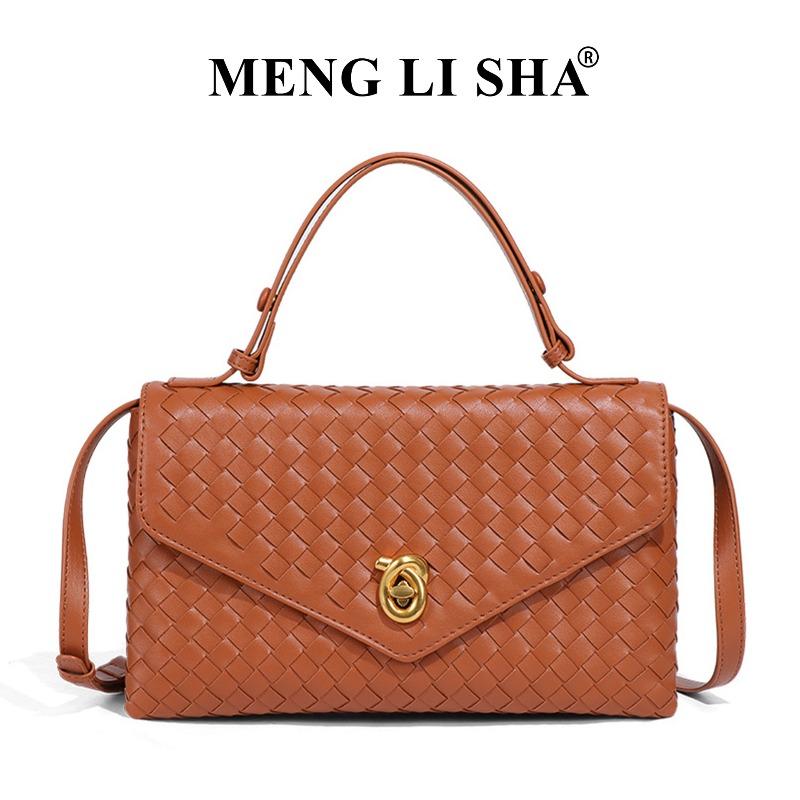 Spring and summer new niche design woven clutch envelope bag commuter fashion shoulder messenger dinner bag