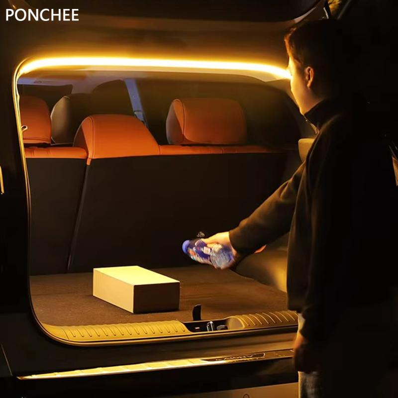 For GAC AION V 2025-2026 Trunk Lighting Lamp LED Trunk Interior Lighting Automobile Modification Supplies Waterproof