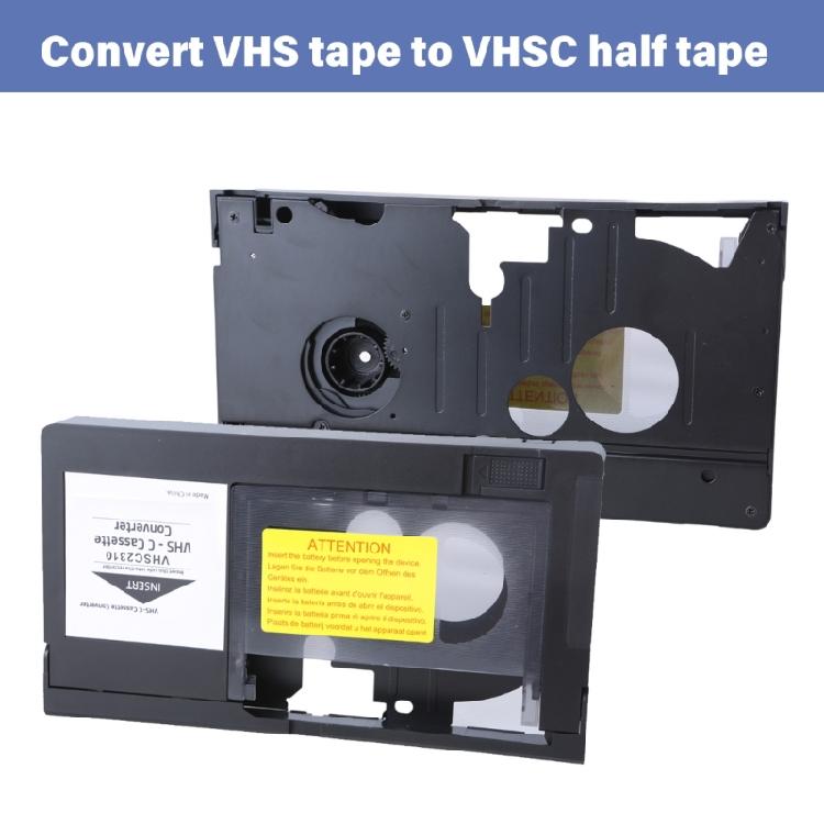VHSC Camcorder Tape Converters Motorized Adapter for Smooth Video Transfer To VHS Cassette Adapter Video Tape Converters