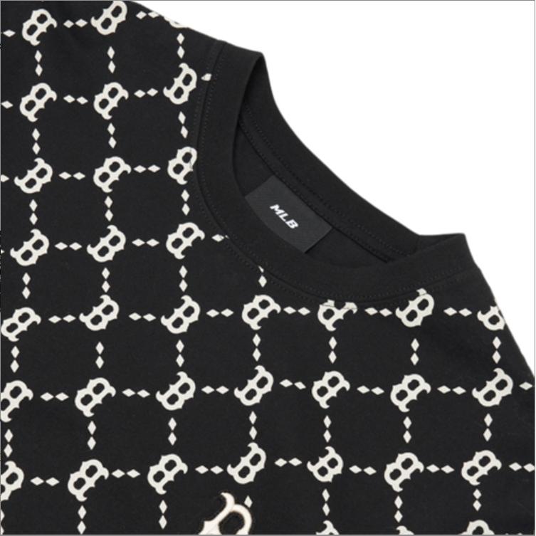 New MLB T Shirts Unisex Black 3ATSM4023-43BKS