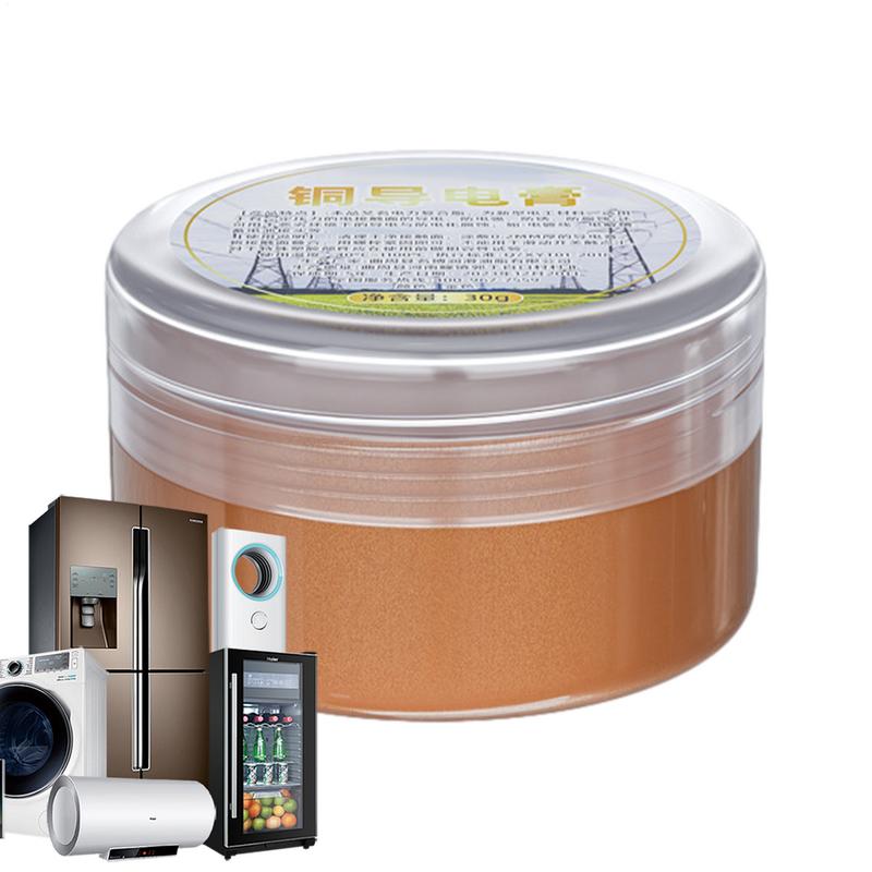 30g Copper Grease Paste High Temperature Conductive Grease Multipurpose Electrical Contact Compound for Automotive Electronics