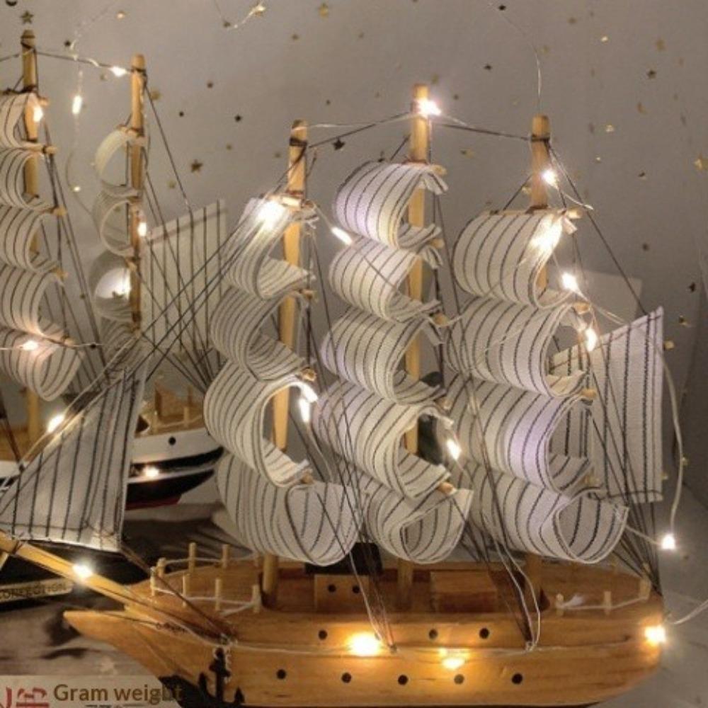 

Amoy Sailing Ornament Graduation Season Wooden Crafts Model Living Room Opened Happy Ornament Wooden Sailing Boat