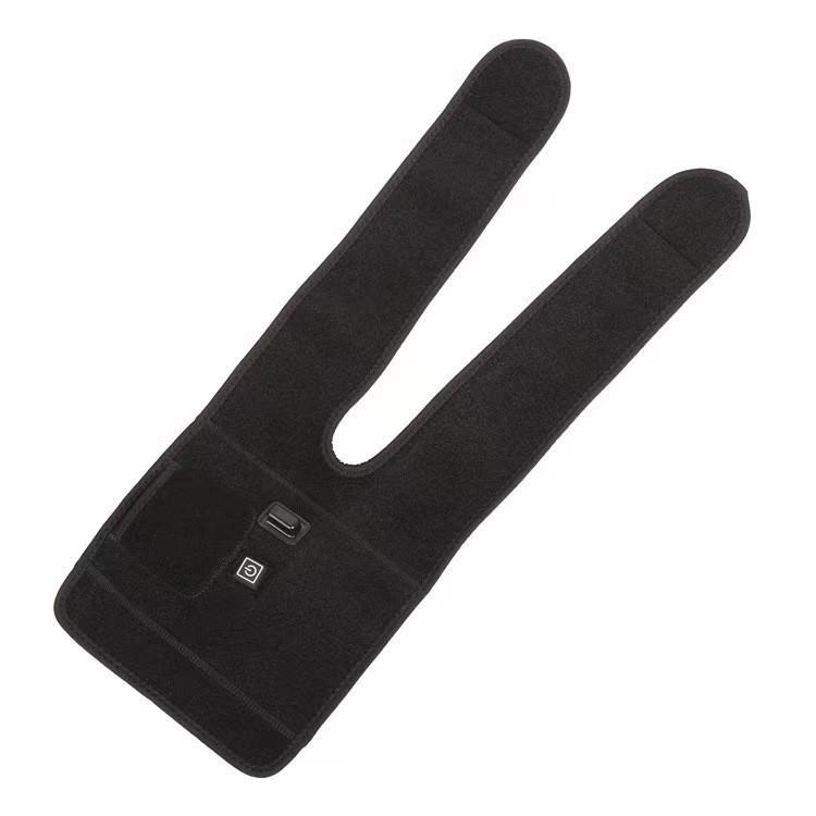 

Перезаряжаемый USB-наколенник с подогревом для физиотерапии - горячий компресс для согревания суставов One Size чёрный