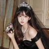 New Bridal Tiara Crown Luxury Wedding Jewelry Rhinestone Headband Princess Birthday Alloy Crown