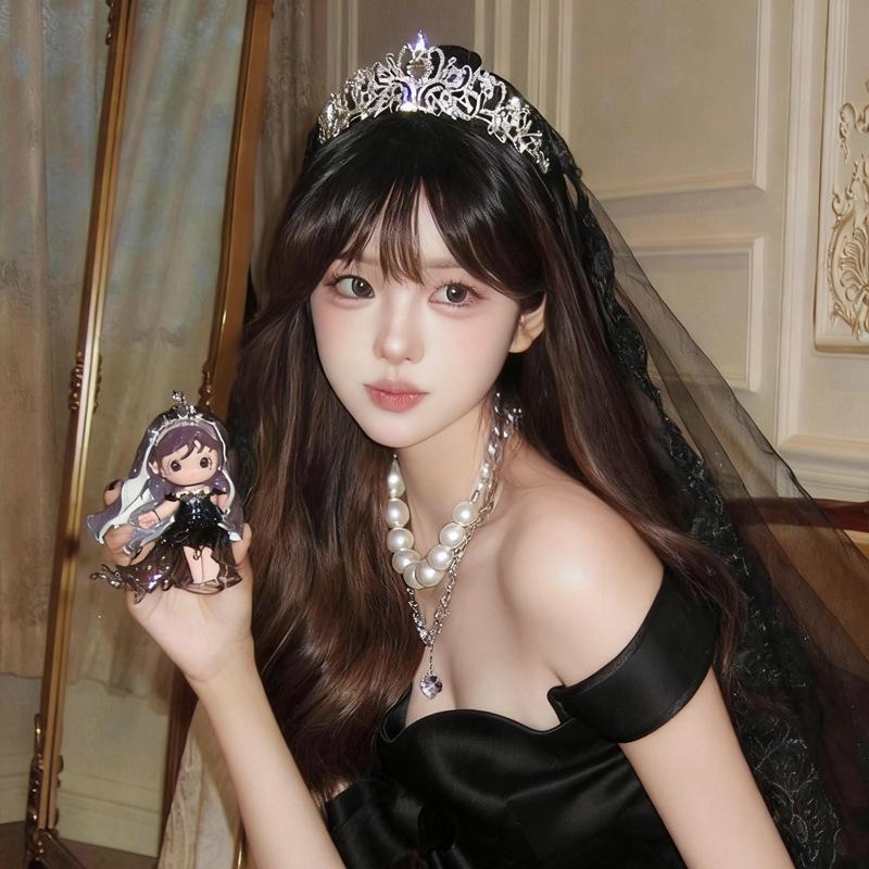 New Bridal Tiara Crown Luxury Wedding Jewelry Rhinestone Headband Princess Birthday Alloy Crown