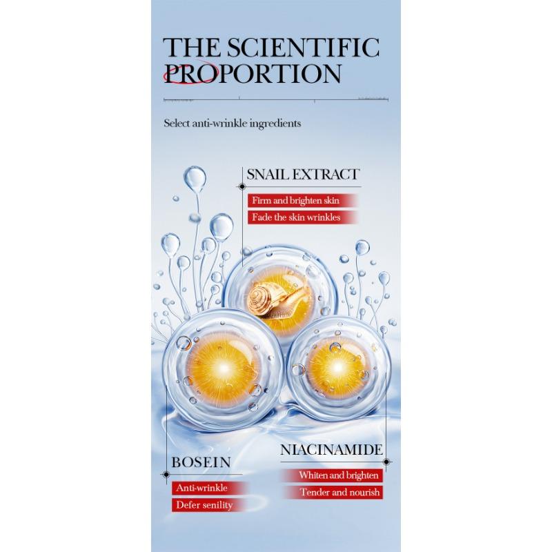 Snail Essence Brightening Double Essence Facial Tightening Whitening Moisturizing Repair Improving Dark Yellow