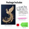 DIY Pearl Embroidery Diamond Painting Kit Phoenix Symbol Sparkling Beads Art Craft Handmade Decoration Gift for Home