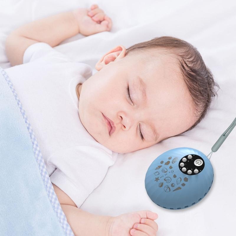 Practical Baby White Noise Sleep Aid Includes Soothing Sounds and Adjustable Timer Small Infant Sleep Aid for Easy Use