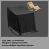 Outdoor Chair Cover Adjustable Waterproof Recliner Cover Non-Slip For Garden Yard Farm Lawn Courtyards Balcony