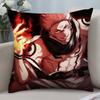 J-Jujutsu Kaisen Ryomen Sukunas Pillow Case Short Plush Pillow Covers Sofa Decor Gift Home Double-Sided Printing Cushion Cover